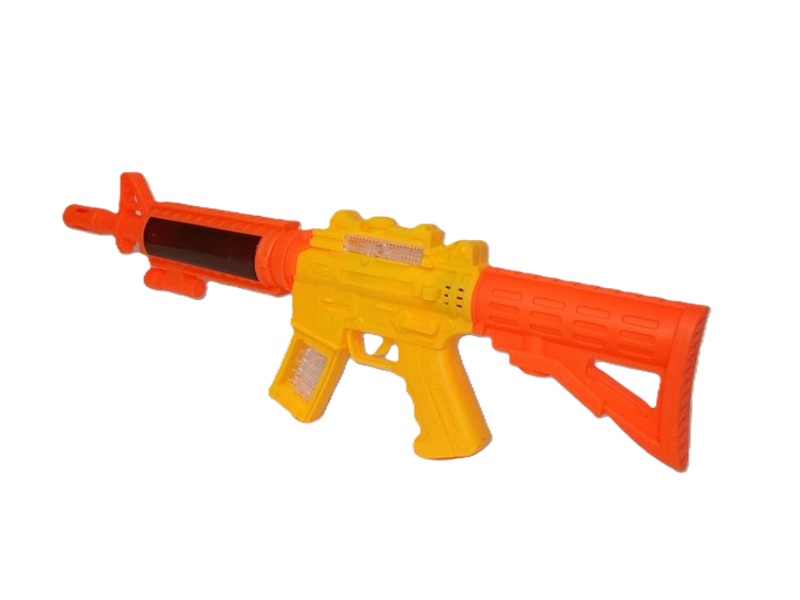 کلاش نارنجی صدادار مدل YS_319B – تفنگ موزیکال جذاب کودکان
