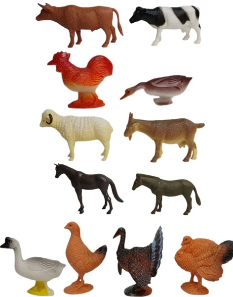 باغ وحش اهلی ۱۲تایی مدل HB971121