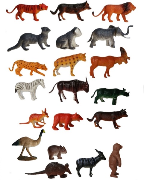 ست باغ‌وحش ۲۰ تایی حیوانات وحشی مدل HB621201