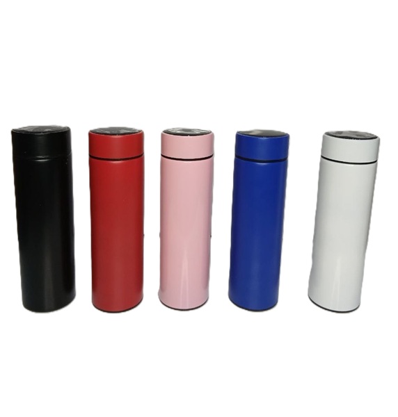 ماگ دماسنج دار فلزی 500 میلی‌لیتر