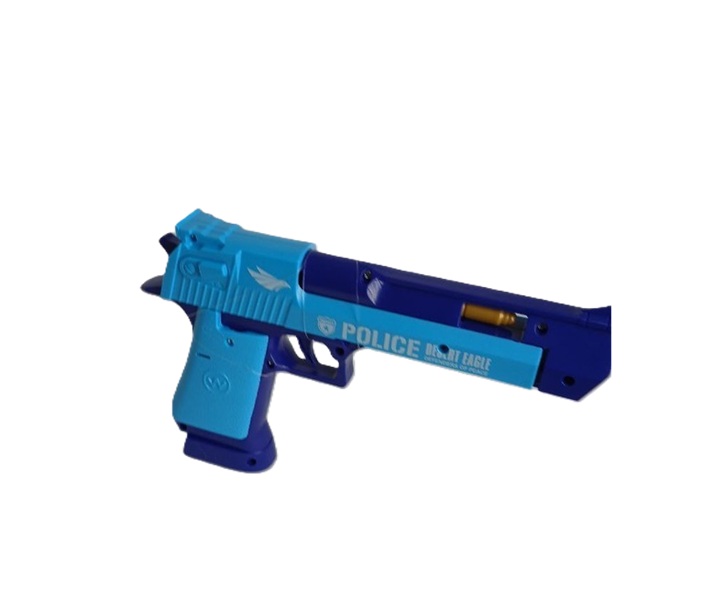 کلت طرح واقعی رباتیک مدل ۳۶_۸۱۸۰ – تفنگ موزیکال و چراغی کودکان