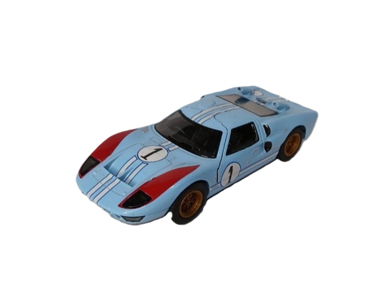ماشین فلزی کینسمارت مدل فورد جی‌تی مسابقه‌ای ۱۹۶۶ (Kinsmart Ford GT Racing 1966)